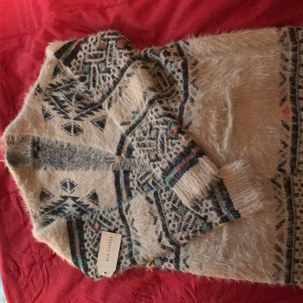 Mohair-type sweater